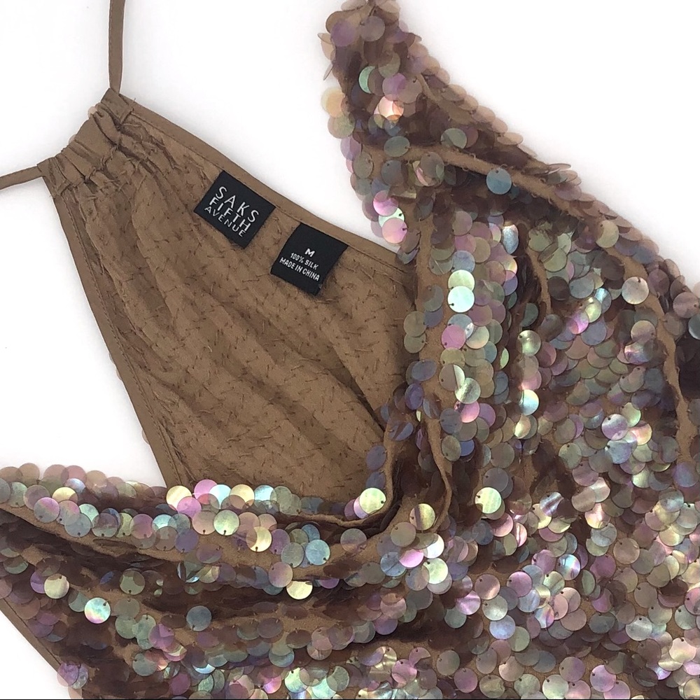 Silk Sequin Camisole